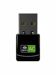 Wi-Fi адаптер для компьютера и ноутбука USB двухдиапазонный 5 Ггц и 2.4 Ггц 433 Мбит/с Орбита OT-PCK28
